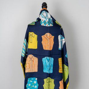 NWOT Talbots silk 'shirt' scarf